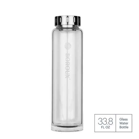 Boroux Glass Water Bottle - 1L