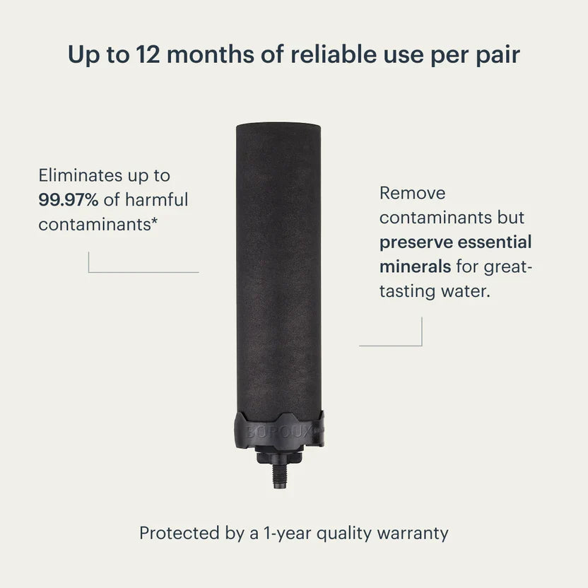 BOROUX Legacy™ Compact Water Filter System — detail