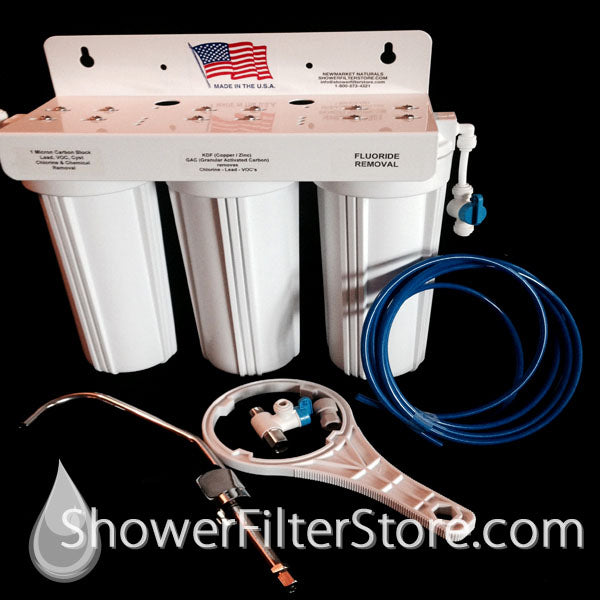 Ultimate Fluoride III with Fluoride, Carbon-KDF and Catalytic Carbon Block Water Filter