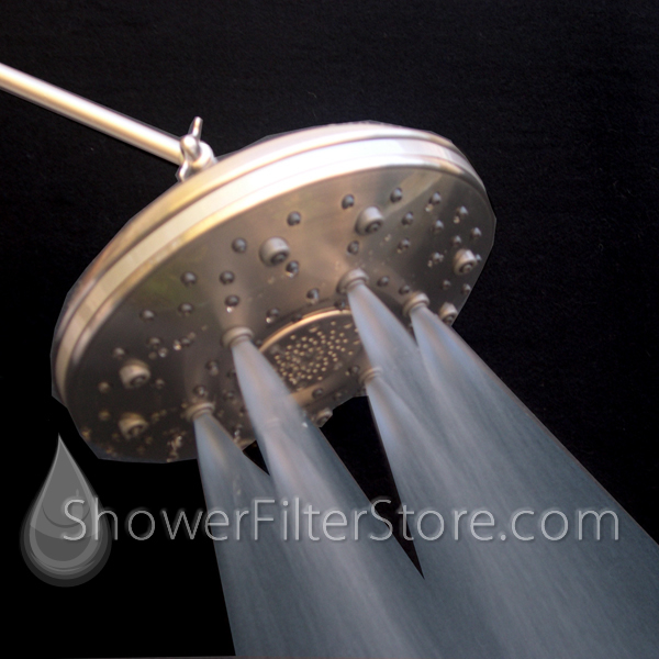 Sprite Slim-Line Brushed Nickel Chlorgon 2.5-GPM Shower Head